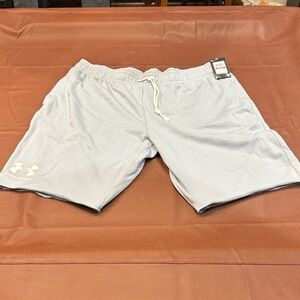Under Armour Men’s Light Gray Athletic Drawstring Shorts